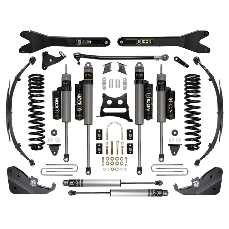 ICON 2017-2022 Ford F250/F350, 7" Lift, Stage 4 Suspension System, w/Radius Arm